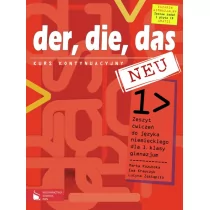 Język niemiecki. Der, die, das Neu 1. Klasa 1. Zeszyt ćwiczeń (+CD) - gimnazjum - Marta Kozubska, Ewa Krawczyk, Lucyna Zastąpiło - Podręczniki dla liceum - miniaturka - grafika 1