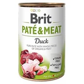 Mokra karma dla psów - Brit Pate & Meat Dog Duck KACZKA 800g  od 95zł +DO 3% ZWROTU W PROGRAMIE LOJALNOŚCIOWYM BR-PATE-DU-800 - miniaturka - grafika 1