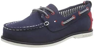 Buty dla dziewczynek - Tommy Hilfiger Unisex D3285eck Jr 1d-1 buty dziecięce, niebieski - niebieski Midnight 403-40 EU - miniaturka - grafika 1