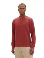 Bluzy męskie - TOM TAILOR Bluza męska, 32220 – Burned Bordeaux Red, 3XL - miniaturka - grafika 1