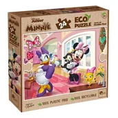 Puzzle - Puzzle dwustronne eko 24 el Minnie Nowa - miniaturka - grafika 1