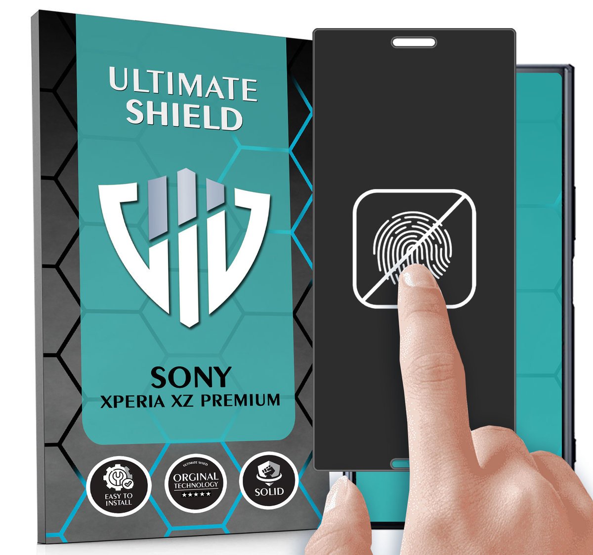 FOLIA DO SONY XPERIA XZ PREMIUM HYDROŻELOWA MATOWA CAŁY EKRAN 5D