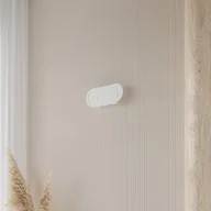 Lampy ścienne - Euluna Elzear kinkiet, owalny, biały - miniaturka - grafika 1