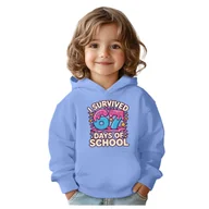 Bluzy dla dziewczynek - BLUZA DZIECIĘCA Z KAPTUREM 67 SIX SEVEN SZKOŁA 146-152 DLA DZIECKA PREZENT - miniaturka - grafika 1