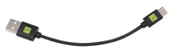 Kable komputerowe i do monitorów - Techly ICOC MUSB20-CMAM01T kabel USB 0,1 m USB 2.0 USB A USB C Czarny - miniaturka - grafika 1
