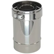 Kominki wentylacyjne - Rura koncentryczna fi 130/200 0,25 m piecyk gazowy - miniaturka - grafika 1