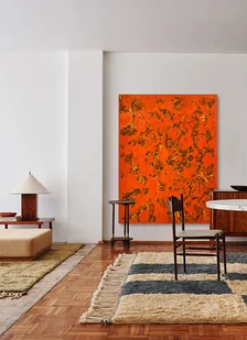 Abstrakcja - Beauford Delaney - dekoracja ścienna - Obrazy i zdjęcia na płótnie - miniaturka - grafika 1