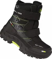 Buty trekkingowe dziecięce - American Club Dziecięce buty zimowe American Club BHL102/24BL czarne 29 - miniaturka - grafika 1