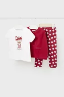 Dresy i komplety dla dziewczynek - Mayoral komplet niemowlęcy kolor czerwony - miniaturka - grafika 1
