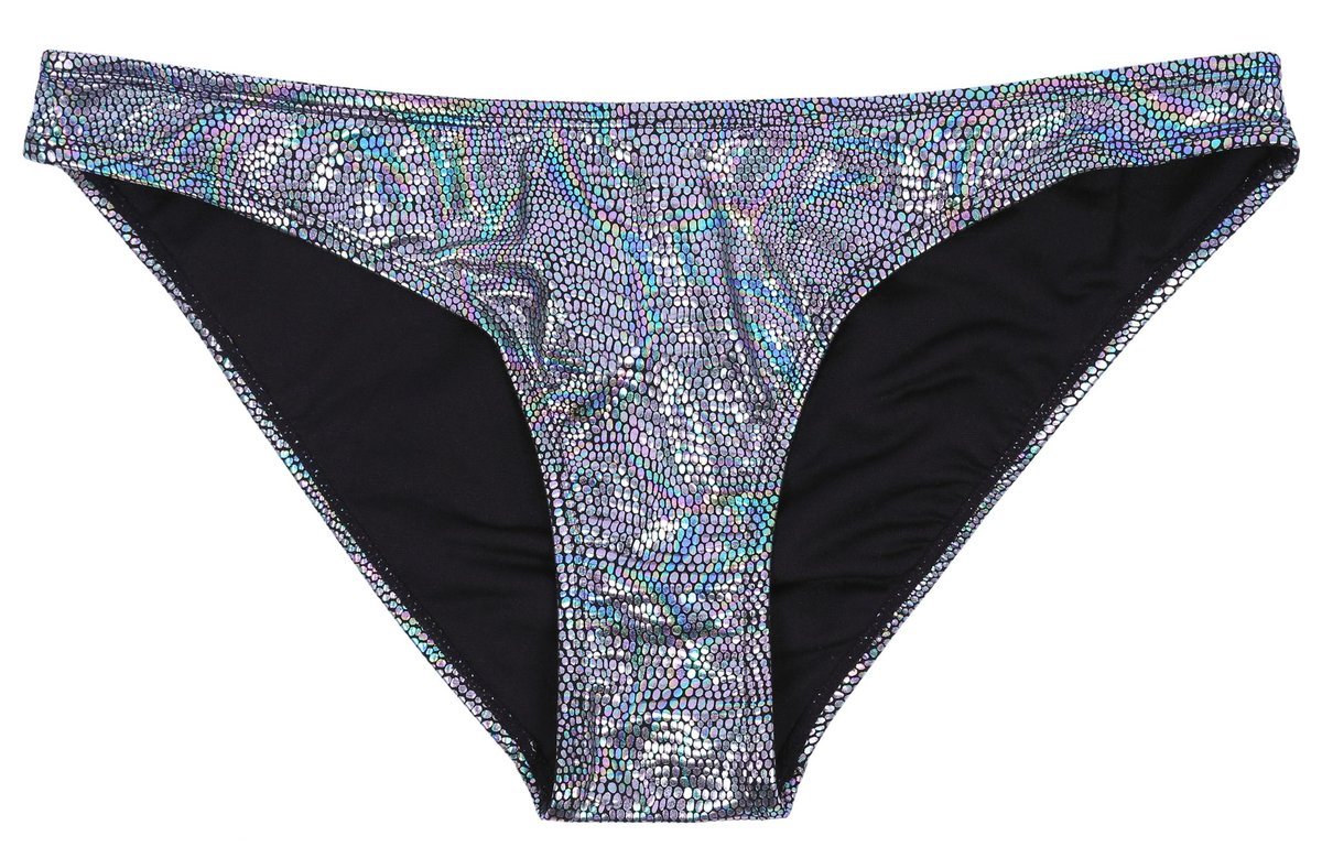 Połyskujące, holo majtki od stroju 4XL