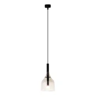 Lampy sufitowe - Lampa zwieszana Botor 5095 Shilo regulowana transparentna kuchenna czarny - miniaturka - grafika 1