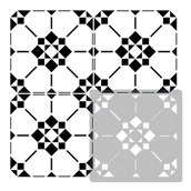 Szablony malarskie - Nakleo szablon malarski // płytki - kafelki // PELICHOS - 33x33cm - miniaturka - grafika 1