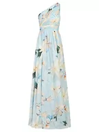 Sukienki - ApartFashion Sukienka damska, Jasnoniebieski wielokolorowy, 38 - miniaturka - grafika 1