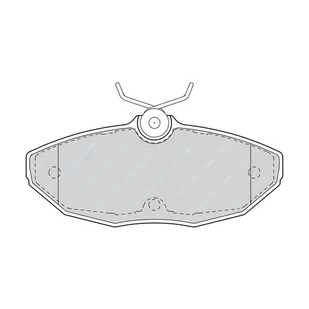 FERODO komplet klocków hamulcowych FDB1486 - Klocki hamulcowe - miniaturka - grafika 1