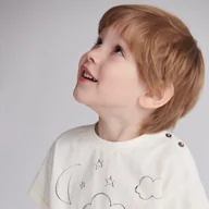 Bluzki dla niemowląt - Reserved - T-shirt Kubuś Puchatek - złamana biel - miniaturka - grafika 1