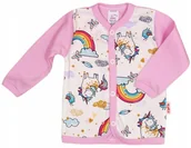 Kaftaniki dla niemowląt - KAFTANIK koszulka ROZPINANY, JEDNOROŻCE, 62 KLEKLE - miniaturka - grafika 1