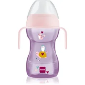 Kubki dla dzieci - MAM Fun to Drink Cup kubek treningowy Pink 270 ml - miniaturka - grafika 1