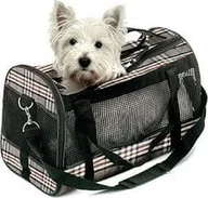 Transportery dla kotów - Flamingo TRANSPORT BAG MAYFAIR L 50X27X31CM - miniaturka - grafika 1