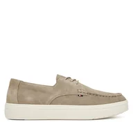 Półbuty męskie - Półbuty Tommy Hilfiger Casual Suede Stitch Toe Hybrid FM0FM05707 Beżowy - miniaturka - grafika 1