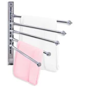Wieszaki łazienkowe - Wieszak łazienkowy na ręczniki Onti chrom - miniaturka - grafika 1