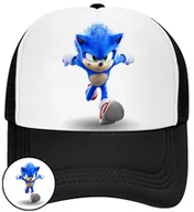 Czapki i chusty sportowe męskie - CZAPKA Z DASZKIEM SONIC DLA DZIECI NA LATO SIATKA CZARNA BEJSBOLÓWKA - miniaturka - grafika 1