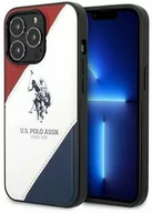 Etui i futerały do telefonów - US Polo USHCP14XPSO3 iPhone 14 Pro Max 6,7" biały/white Tricolor Embossed - miniaturka - grafika 1