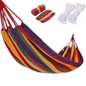 Hamaki - Hamak 2-OSOBOWY Wygodny Kolorowy - miniaturka - grafika 1