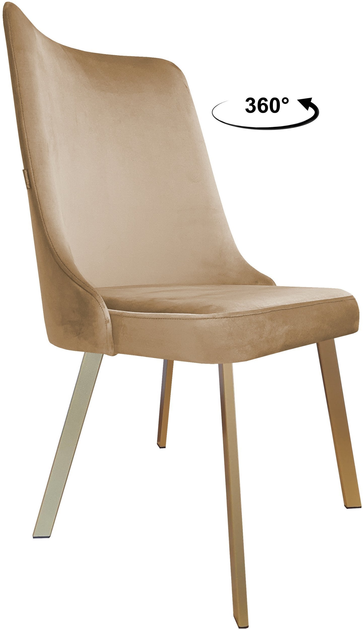 Krzesło obrotowe Victor noga Profil złota MG06