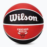 Koszykówka - Piłka do koszykówki Wilson NBA Team Tribute Chicago Bulls red rozmiar 7 - miniaturka - grafika 1