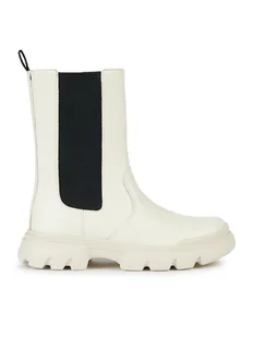 Geox Botki J Junette Girl J36HVE 0BCNH C1M9B S Écru - Buty dla dziewczynek - miniaturka - grafika 1