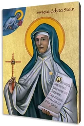 Ikona święta Edyta Stein - Ikony i obrazy sakralne Ikona święta Edyta Stein - Ikony i obrazy sakralne - miniaturka - grafika 1