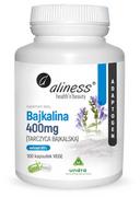 Suplementy naturalne - Aliness Bajkalina 400mg ( Tarczyca Bajkalska) 100 Vege caps. A657-74274 - miniaturka - grafika 1