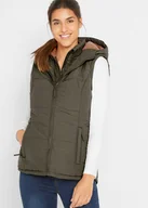 Kamizelki damskie - Kamizelka funkcyjna pikowana z podszewką z polaru baranka - bonprix - miniaturka - grafika 1