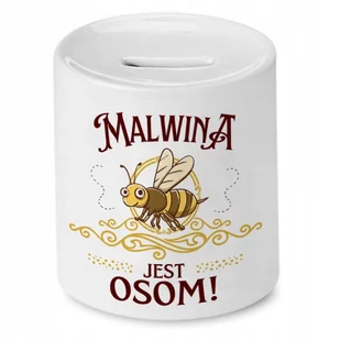 Skarbonka Dla Malwiny na Urodziny Imieniny Prezent z Nadrukiem ze Zdjęciem + Opakowanie na prezent (wzór 02) - Skarbonki - miniaturka - grafika 1