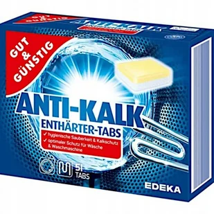 G&G Anti-Kalk Entharter 51 Tabs 765g (tabletki do czyszczenia pralki) - Środki do prania - miniaturka - grafika 1