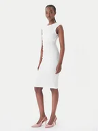 Sukienki - Rinascimento Sukienka koktajlowa CFC0127683003 Biały Slim Fit - miniaturka - grafika 1