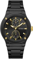 Zegarki męskie - Zegarek Guess GW0795G3 Black Stainless Steel 43mm - miniaturka - grafika 1