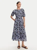 Sukienki - Pepe Jeans Sukienka letnia Eva PL953695 Błękitny Regular Fit - miniaturka - grafika 1
