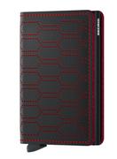 Portfele - Mały portfel RFID Secrid Slimwallet Fuel - black / red - miniaturka - grafika 1