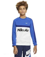 Bluzy dla chłopców - Nike Nsw Crew bluza chłopięca niebieski Game Royal/White/Deep Royal Bl M - miniaturka - grafika 1