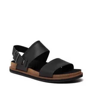 Timberland Sandały Amalfi Vibes TB0A2CET015 Black Leather - Sandały damskie - miniaturka - grafika 1