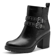 Kozaki damskie - Marco Tozzi Damskie 2-25409-45 modne kozaki, czarne, 41 EU, czarny, 41 EU - miniaturka - grafika 1