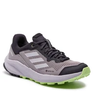 Buty trekkingowe damskie - Buty do biegania adidas Terrex Trail Rider GORE-TEX Trail Running ID2505 Fioletowy - miniaturka - grafika 1