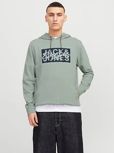 Jack & Jones Bluza w kolorze zielonym - Bluzy męskie - miniaturka - grafika 1