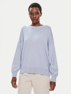 Tamaris Apparel Sweter Bari TAW0319 Błękitny Loose Fit - Swetry damskie - miniaturka - grafika 1