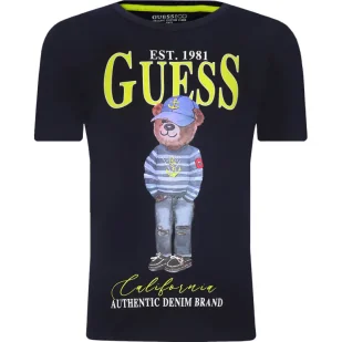 Guess T-shirt Regular Fit - Koszulki dla chłopców - miniaturka - grafika 1