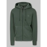 Bluzy sportowe męskie - Pit Bull Bluza Z Kapturem Rozpinana Lancaster 2 Sage Green - miniaturka - grafika 1
