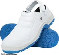 Obuwie robocze - R.E.I.S. BRFODREISBLUE-S SB FO SRC - buty bezpieczne typu sandał z mikrofibry, stalowy podnosek, podeszwa antypoślizgowa, olejoodporna 37 - miniaturka - grafika 1