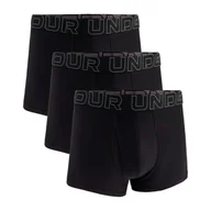 Majtki męskie - Bokserki męskie Under Armour Perf Tech Solid 3in 3Pack Black L - miniaturka - grafika 1