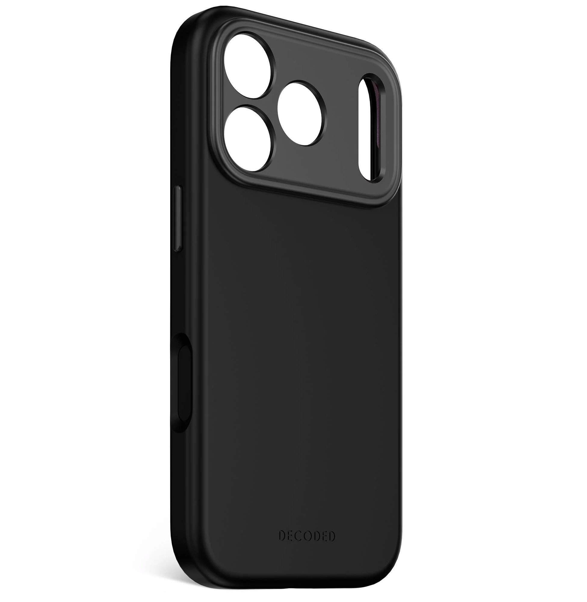 Decoded AntiMicrobial Silicone Backcover - silikonowa obudowa ochronna do iPhone 17 Pro kompatybilna z MagSafe phantom black